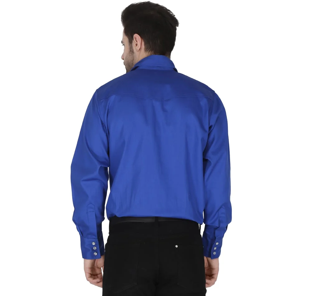 Picture of Forge FR MFRSLD-002 L/S MEN'S ROYAL BLU FR SOLID SHIRT